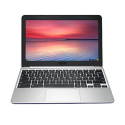 ASUS Chromebook C201PA, 2GB RAM, 16GB, 11.6 Dark Navy/Silver